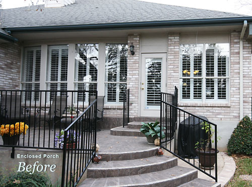 Enclosed-Porch-Before Enclosed Porch Project