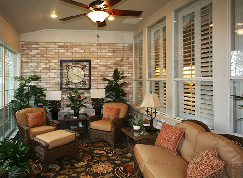 Enclosed-Porch-Interior Enclosed Porch Project
