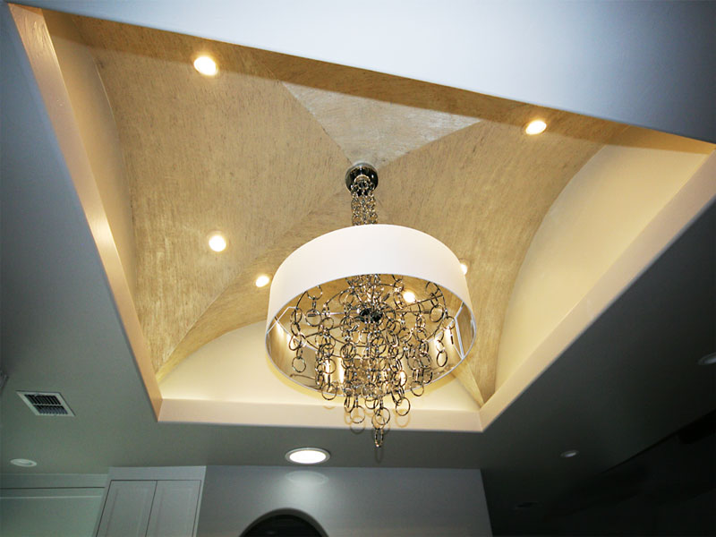Kitchen-Recessed-Ceiling-Chandelier Emerald-Kitchen-Project